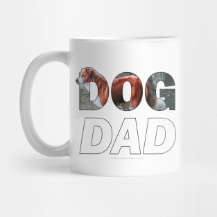 Dad dad - collie oil painting word art Mug